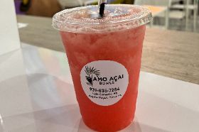 Raspberry, freshly squeezed yellow lemons, water