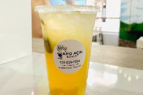 ginger tea, lime, honey